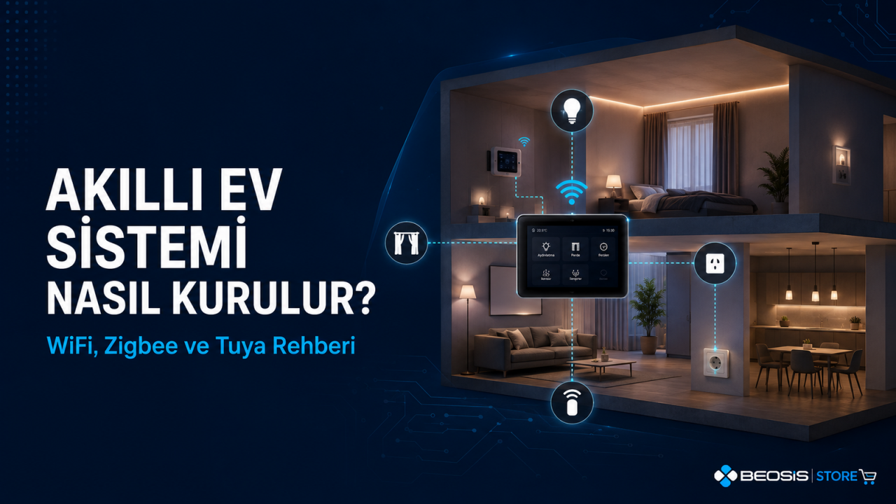 Akıllı Ev Sistemi Nasıl Kurulur? WiFi, Zigbee ve Tuya Rehberi