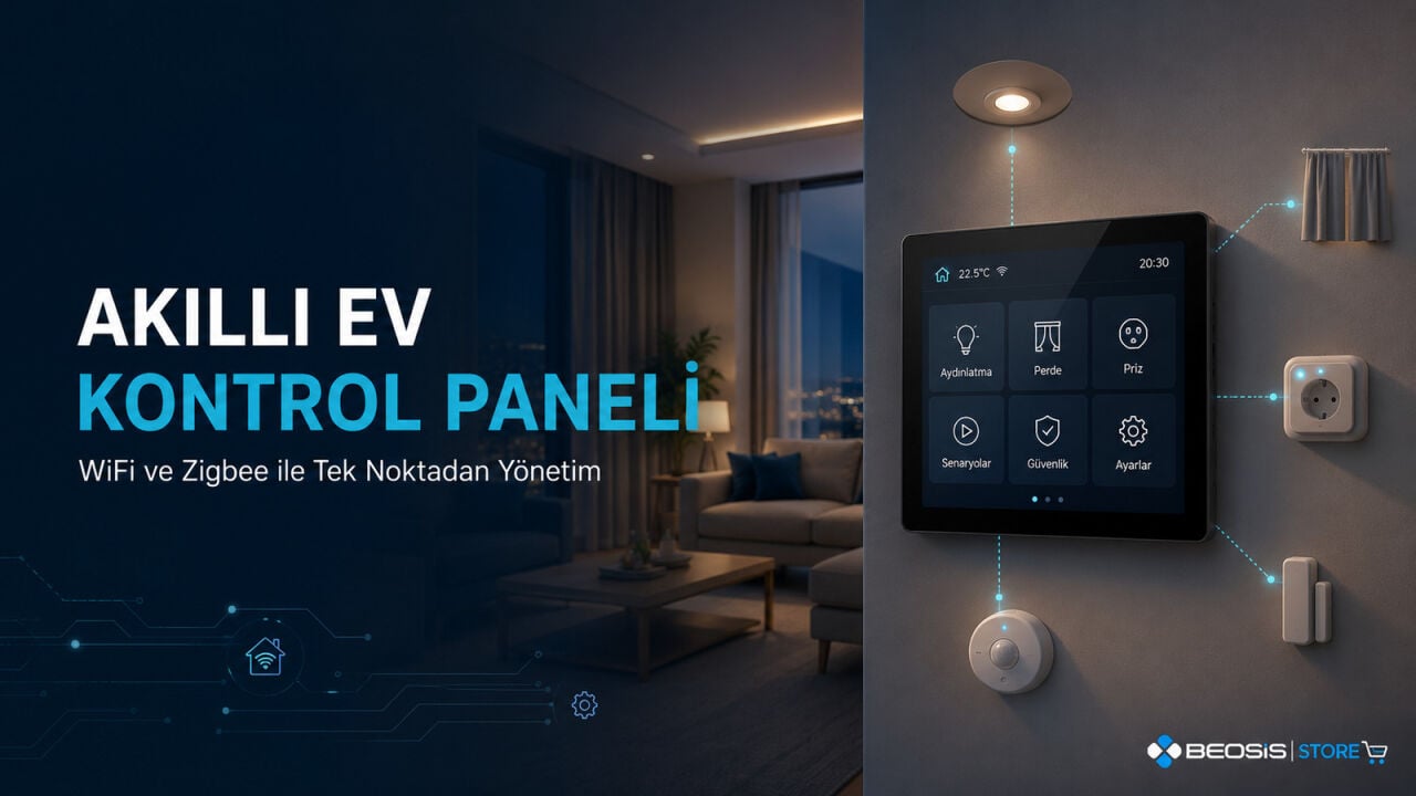 Akıllı Ev Kontrol Paneli Nasıl Seçilir? WiFi ve Zigbee Rehberi