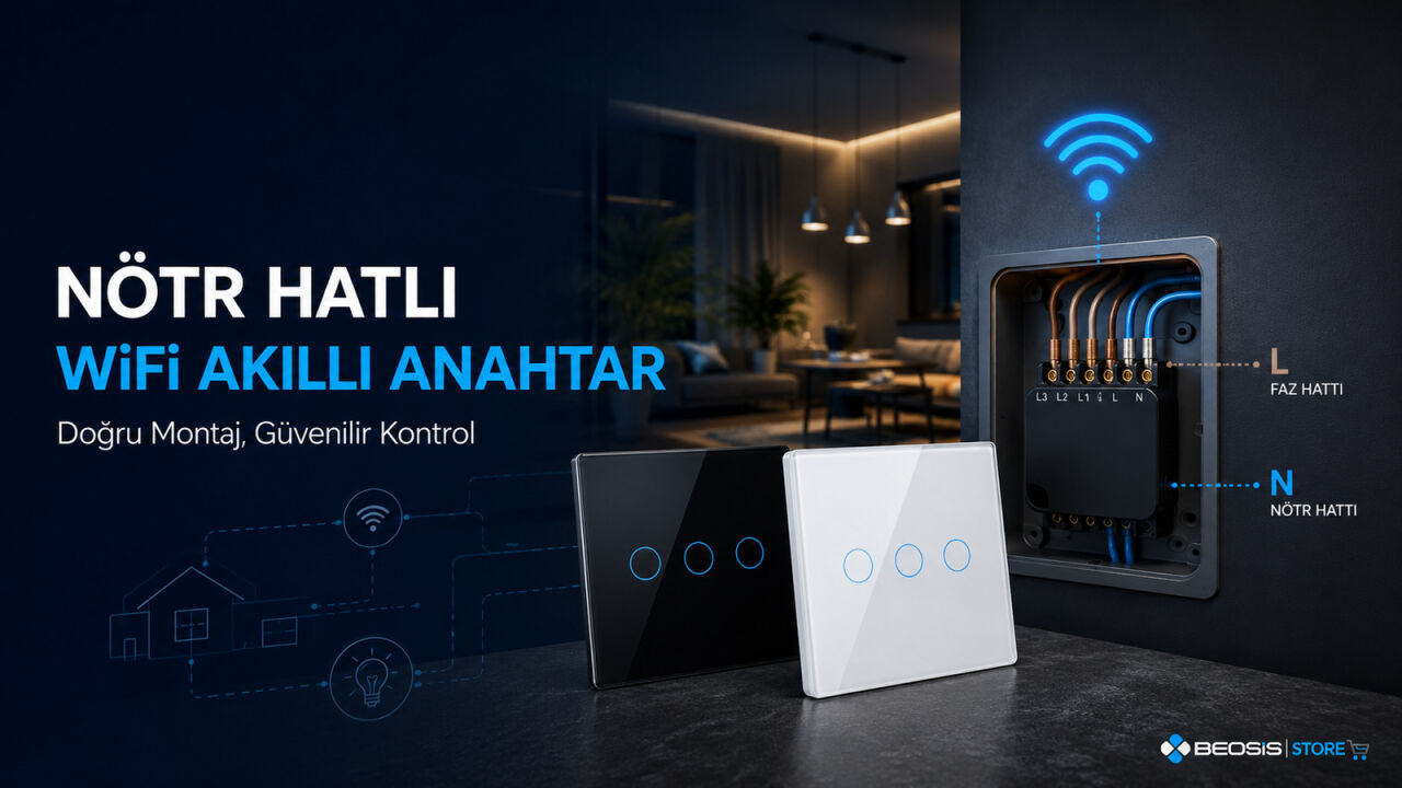 Nötr Hatlı WiFi Akıllı Anahtar Nasıl Seçilir? BSEED Rehberi