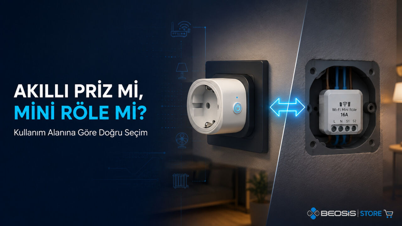 Akıllı Priz mi Mini Röle mi? Doğru Ürün Seçim Rehberi