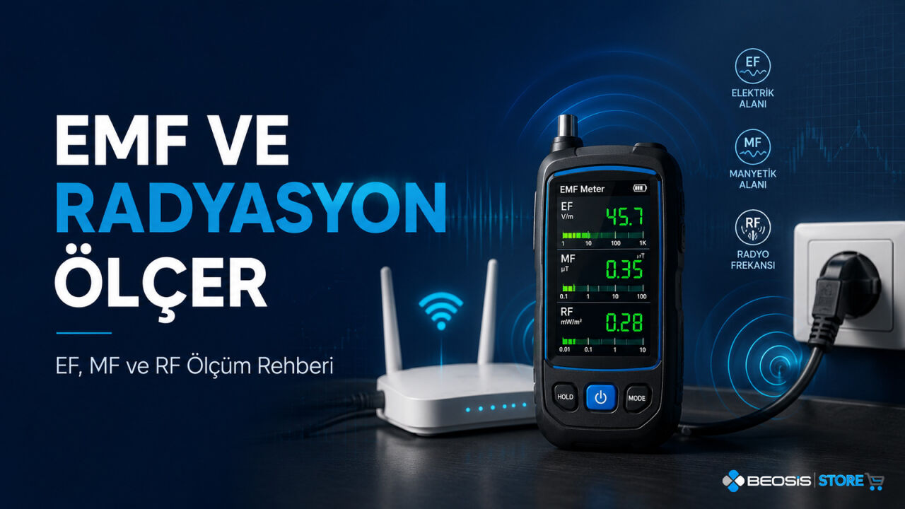 EMF ve Radyasyon Ölçer Nasıl Kullanılır? EF, MF ve RF Rehberi