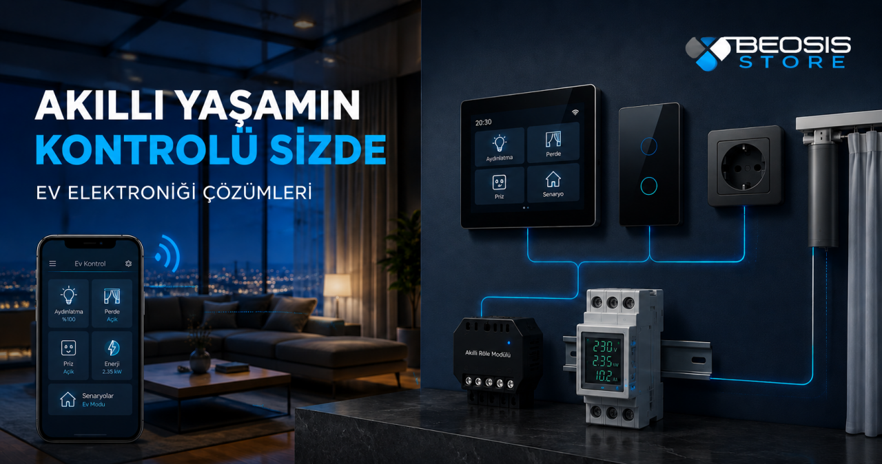 Akıllı Yaşamın Kontrolü Sizde: Ev Elektroniği Çözümleri