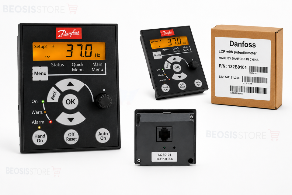 Danfoss 132B0101 VLT LCP 12 Potansiyometreli Lokal Kontrol Paneli