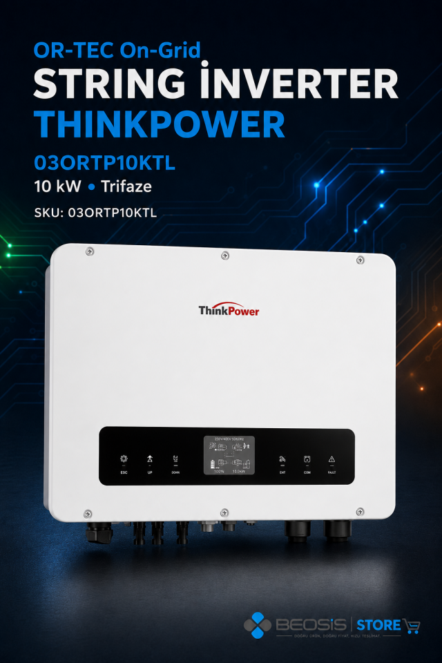 OR-TEC On-Grid STRING İnverter 03ORTP10KTL THINKPOWER 10KW Trifaze On-Grid İnverter