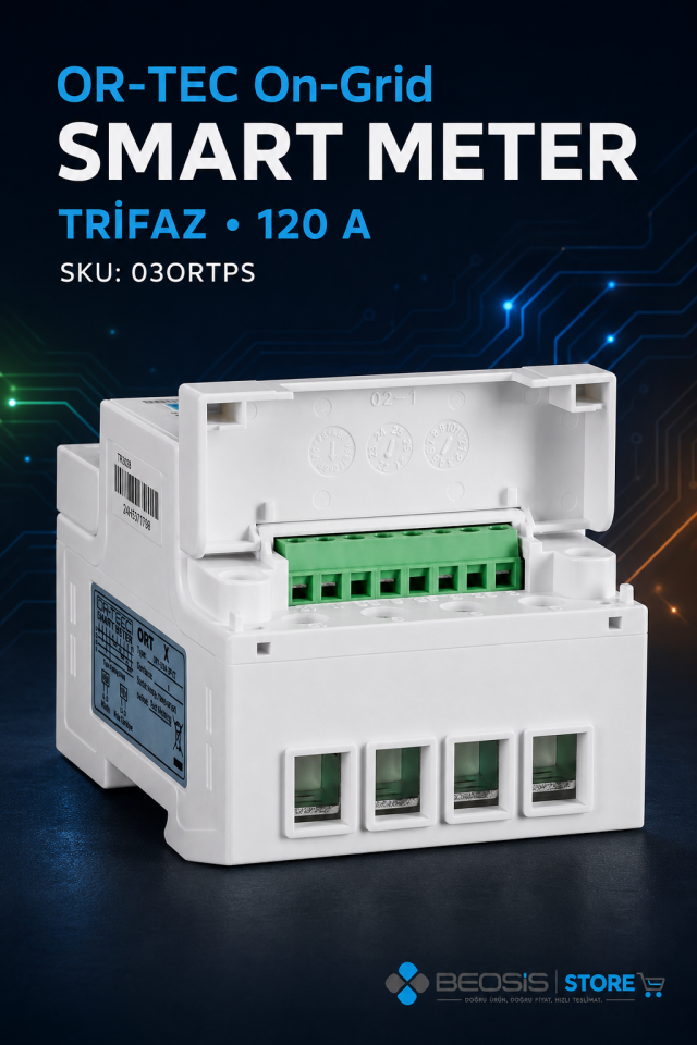 OR-TEC On-Grid STRING İnverter 03ORTPS SMART METER TRIFAZ 120AMPER