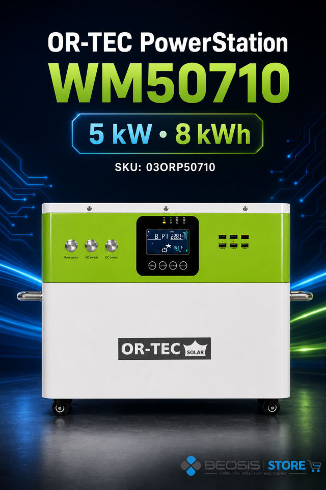 OR-TEC PowerStation 03ORP50710 WM50710 5KW+8KWh Powerstation