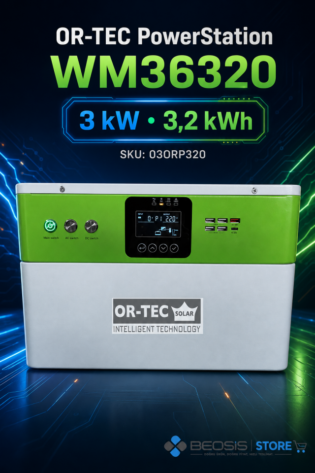 OR-TEC PowerStation 03ORP320 WM36320 3KW+3.2KWh Powerstation