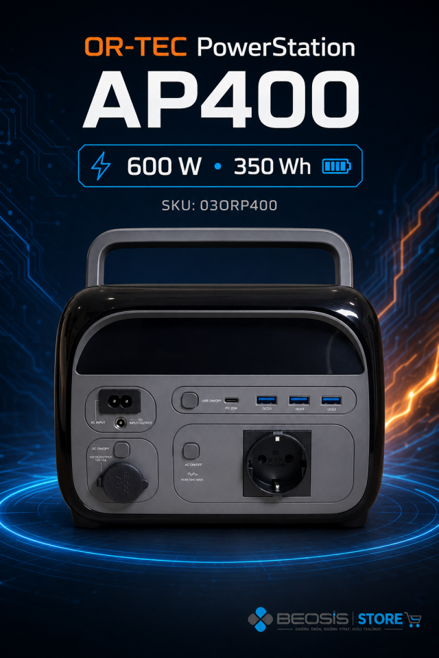 OR-TEC PowerStation 03ORP400 Ap400 600W+350Wh Powerstation