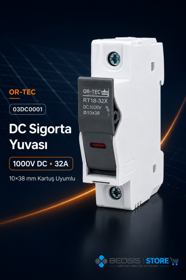 OR-TEC AKSESUARALAR 03DC0001 DC Sigorta Yuvası