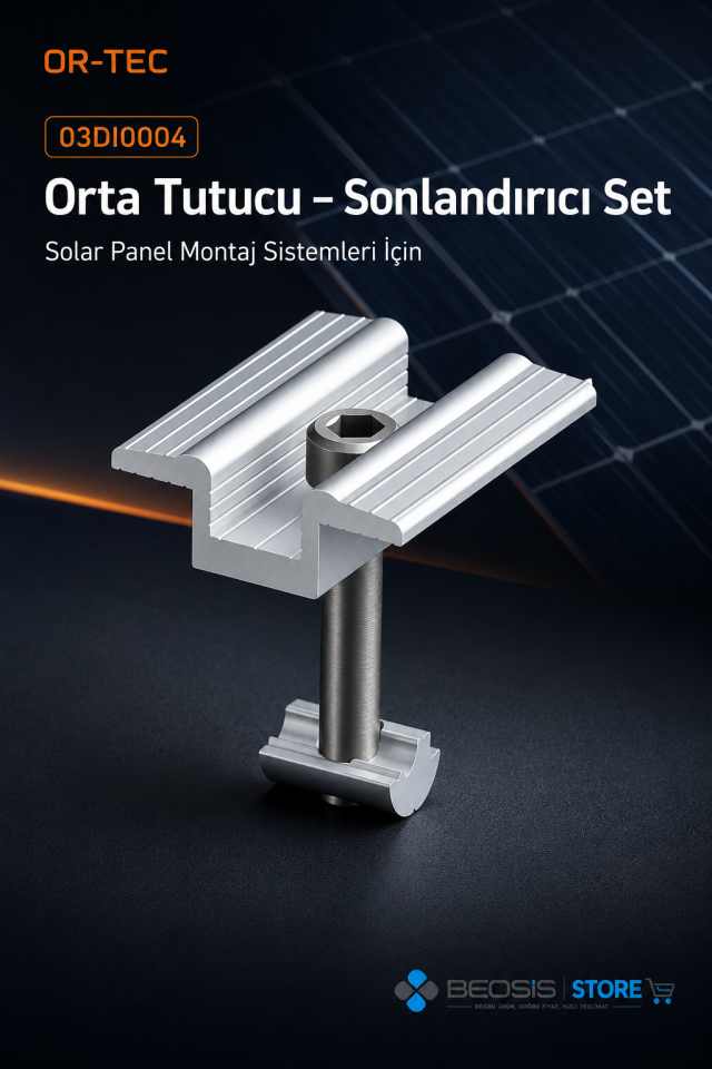 OR-TEC AKSESUARALAR 03DI0004 Orta Tutucu - Sonlandırıcı Set