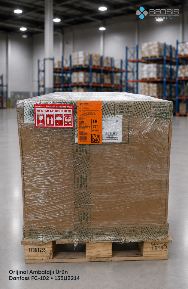 Danfoss VLT HVAC Drive FC-102 355 kW 380-480 V IP20 Frekans Konvertörü 135U2214