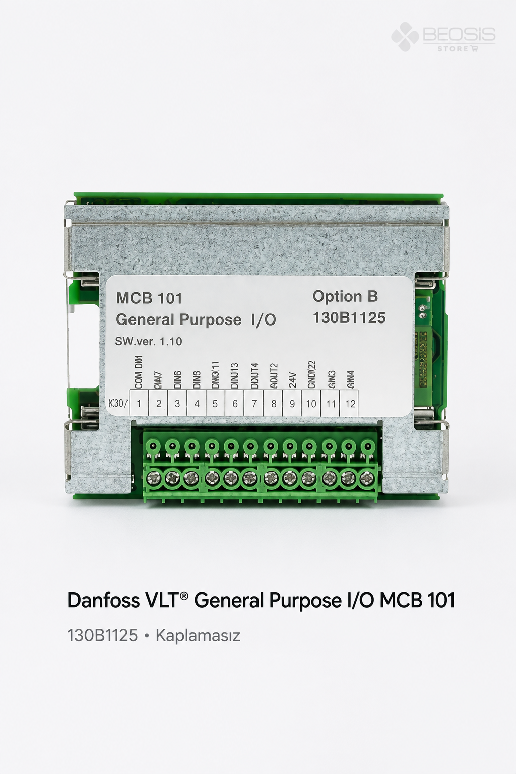 Danfoss VLT Genel Amaçlı I/O MCB 101 Opsiyon Kartı Kaplamasız