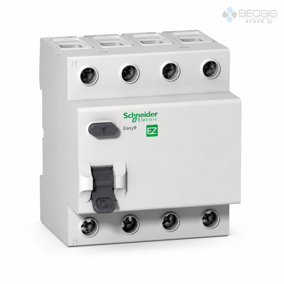 Schneider Electric Easy9 EZ9R63440 4P 40A 300mA AC Tip Kaçak Akım Koruma Rölesi
