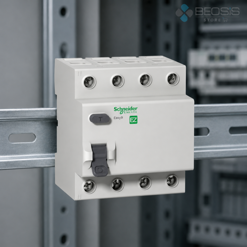 Schneider Electric Easy9 EZ9R63440 4P 40A 300mA AC Tip Kaçak Akım Koruma Rölesi