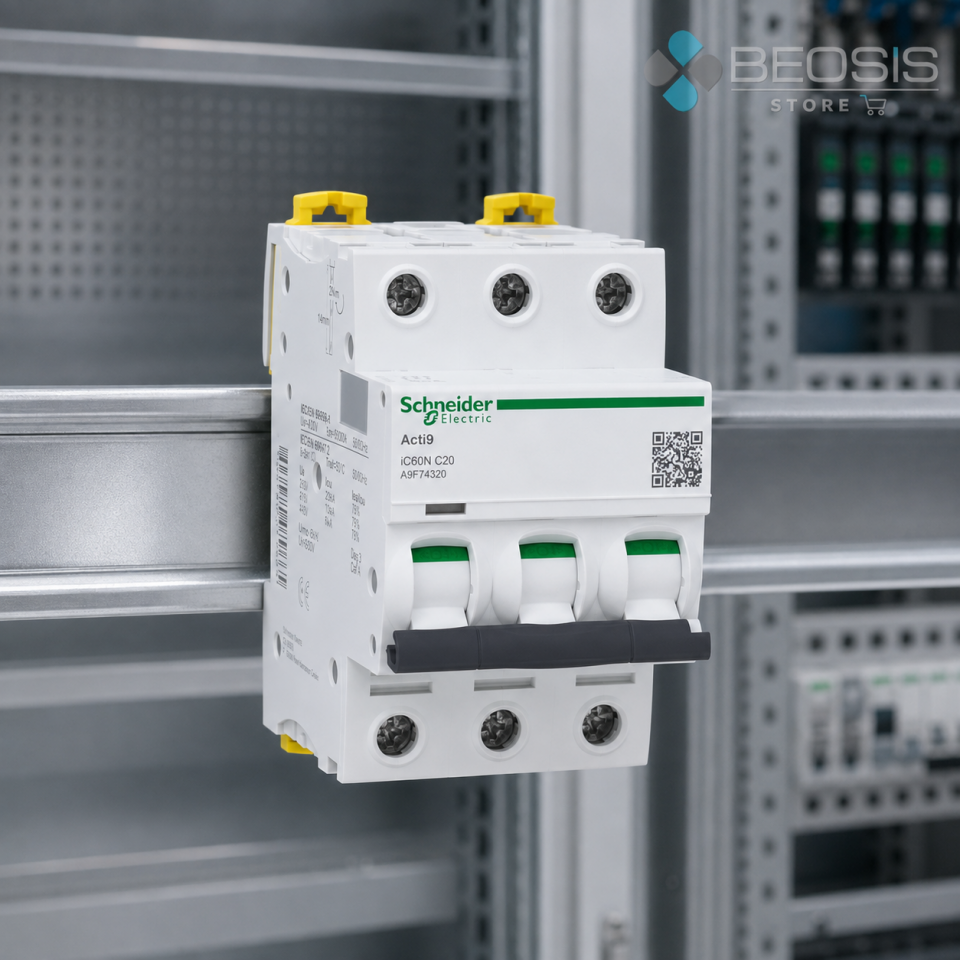 Schneider Electric Acti9 iC60N A9F74320 3P C20 6kA Otomatik Sigorta