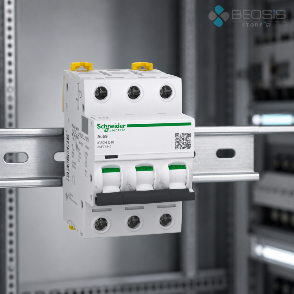 Schneider Electric Acti9 iC60N A9F74340 3P C40 6kA Otomatik Sigorta