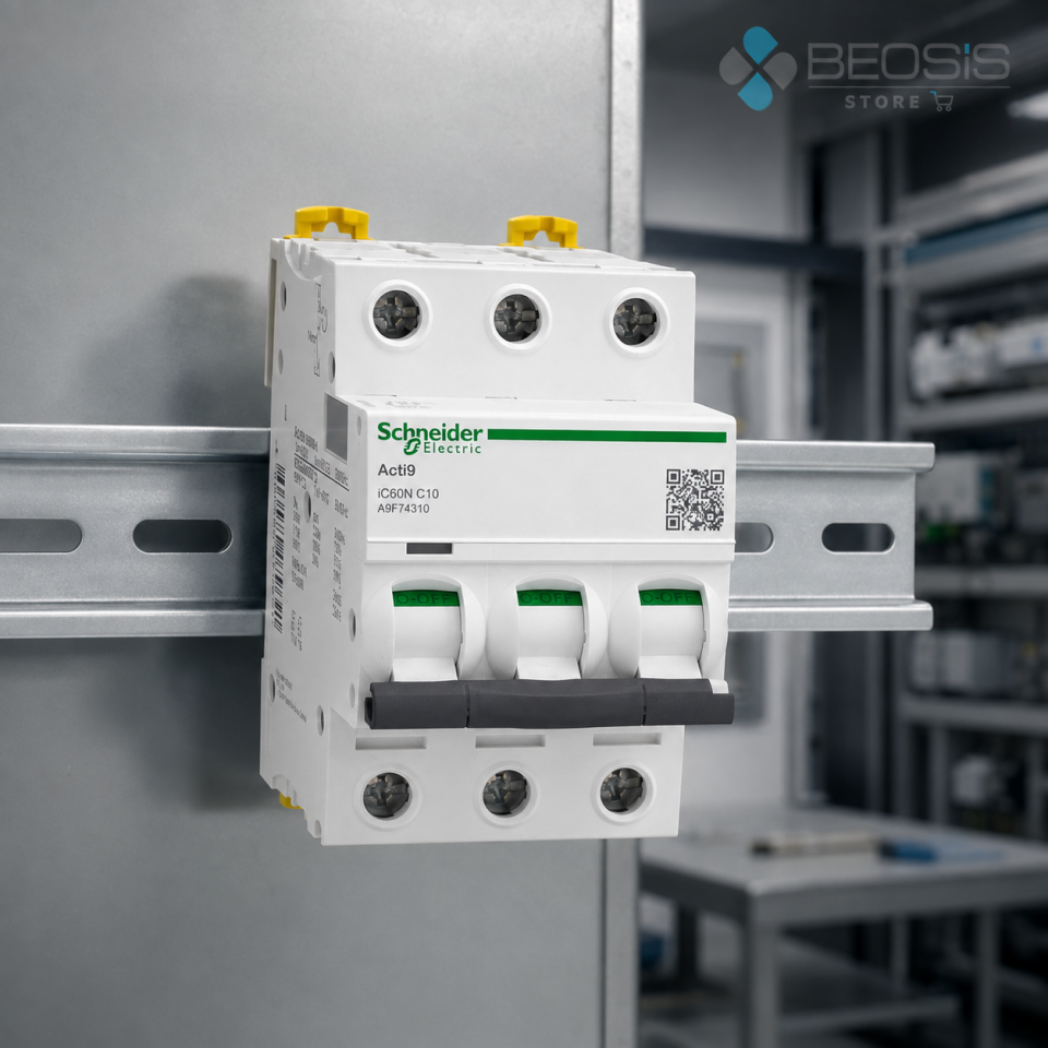 Schneider Electric Acti9 iC60N A9F74310 3P C10 6kA Otomatik Sigorta