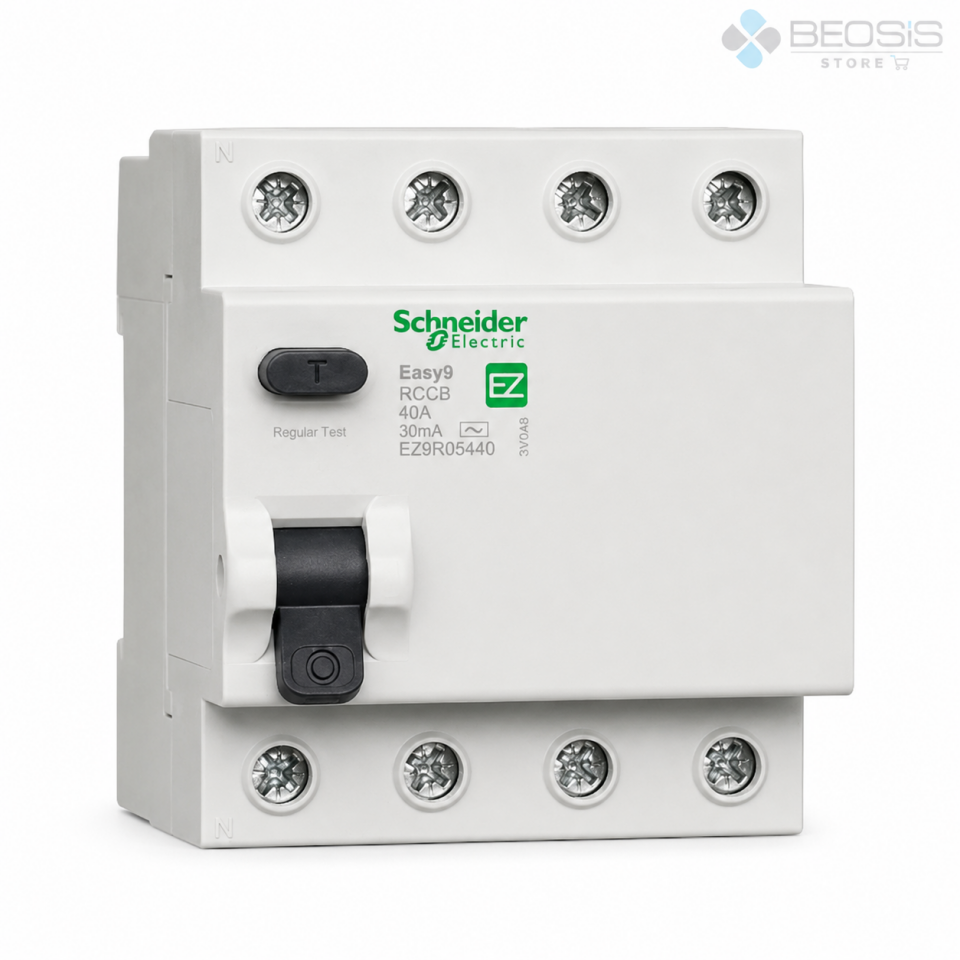 Schneider Electric Easy9 EZ9R05440 4P 40A 30mA AC Tip Kaçak Akım Koruma Rölesi
