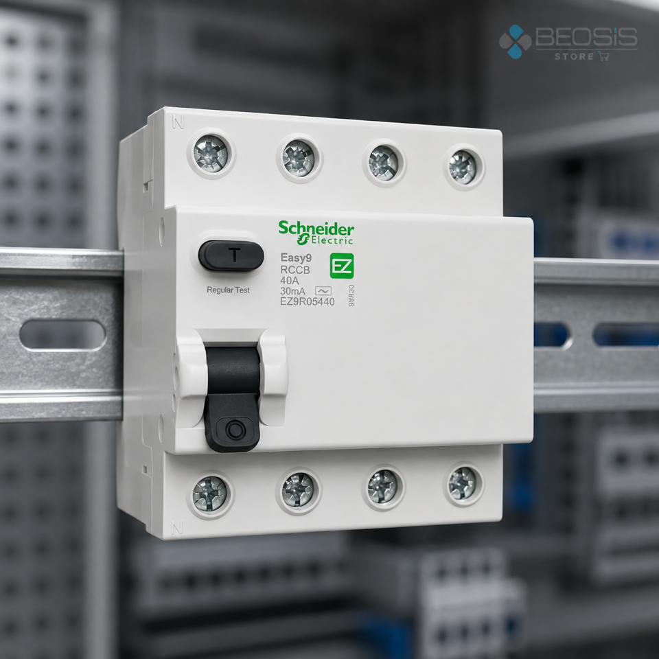 Schneider Electric Easy9 EZ9R05440 4P 40A 30mA AC Tip Kaçak Akım Koruma Rölesi