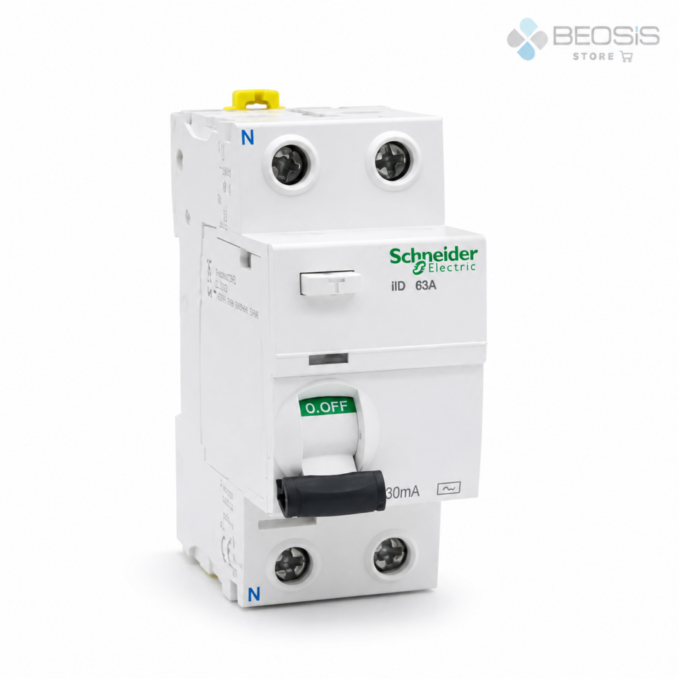 Schneider Electric Acti9 iID A9R11263 AC Tip 2P 63A 30mA Kaçak Akım Koruma Rölesi