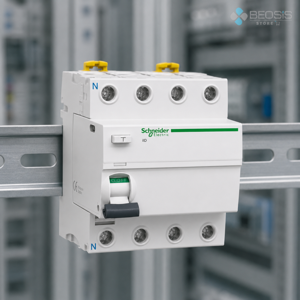 Schneider Electric Acti9 iID A9R11440 AC Tip 4P 40A 30mA Kaçak Akım Koruma Rölesi