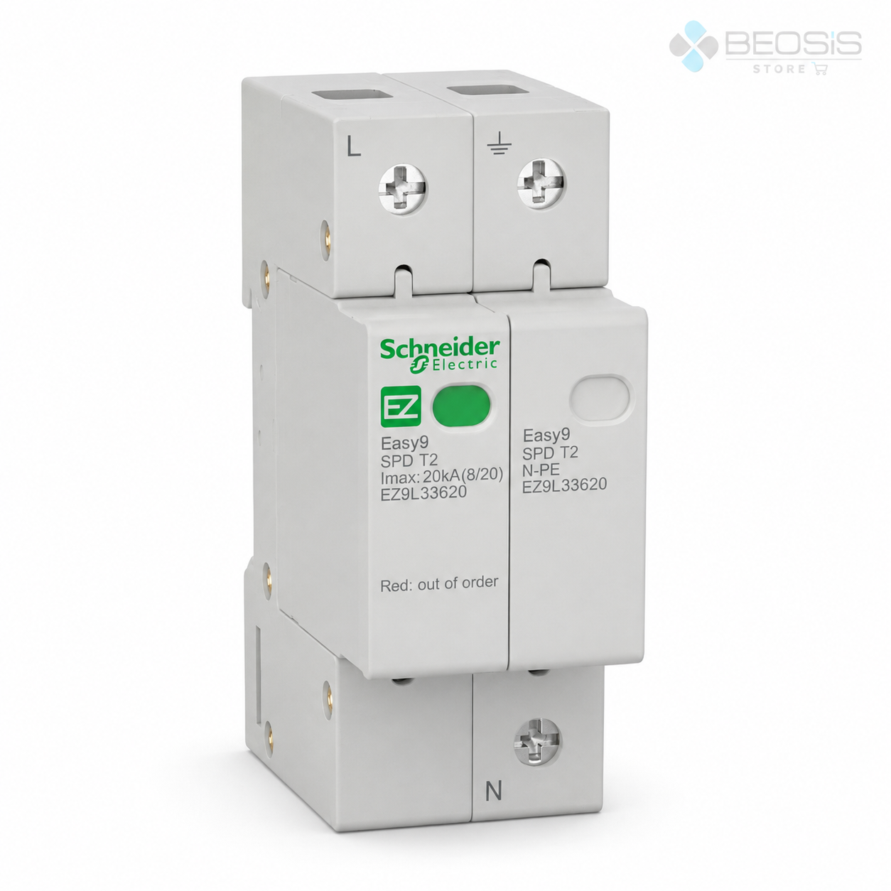 Schneider Electric Easy9 EZ9L33620 Tip 2 1P+N 20kA Parafudr