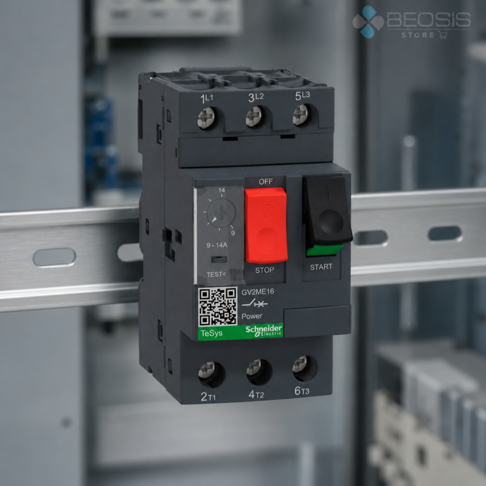 Schneider Electric TeSys GV2ME16 Motor Koruma Şalteri 9-14A