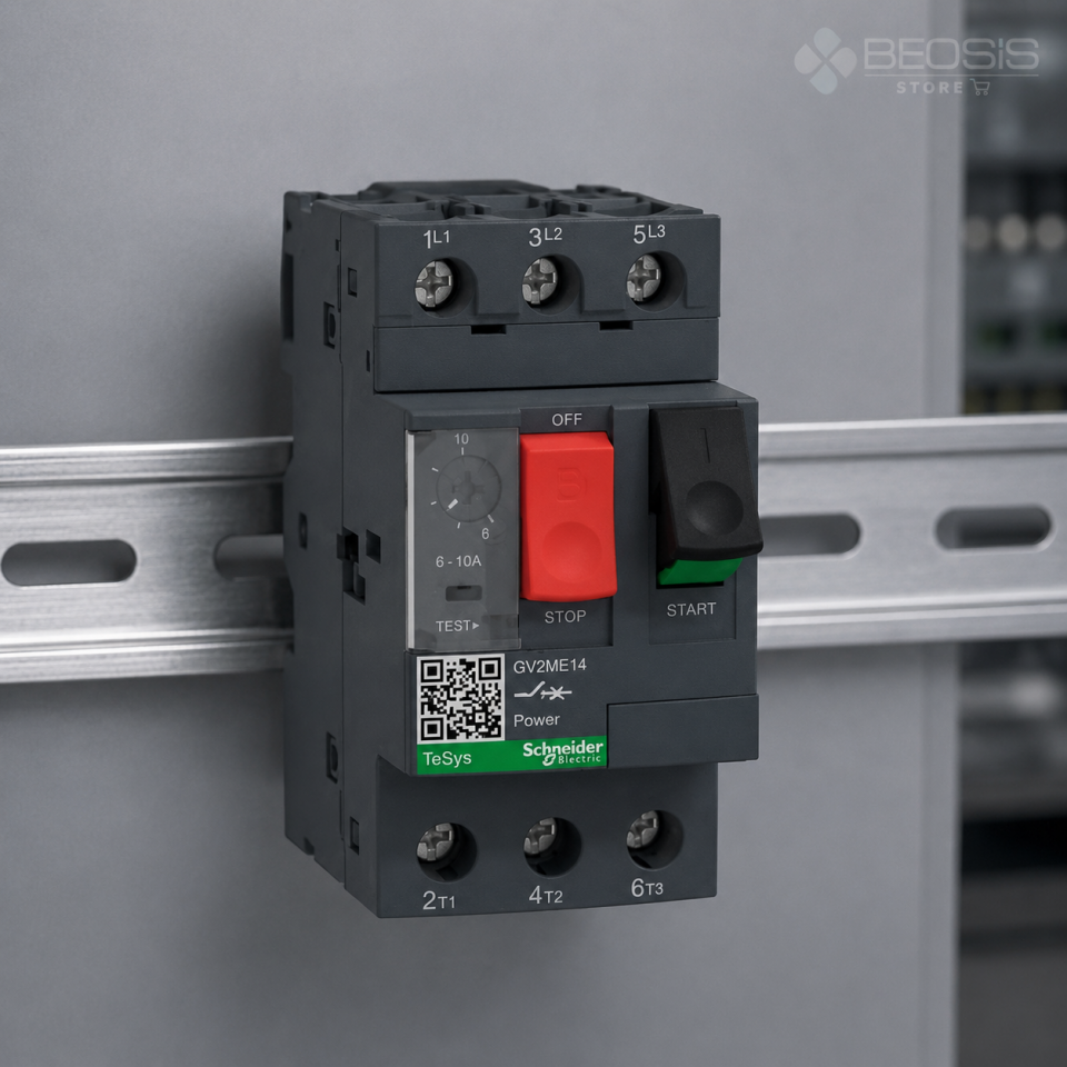 Schneider Electric TeSys GV2ME14 Motor Koruma Şalteri 6-10A