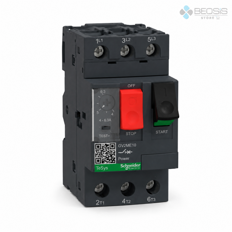 Schneider Electric TeSys GV2ME10 Motor Koruma Şalteri 4-6.3A