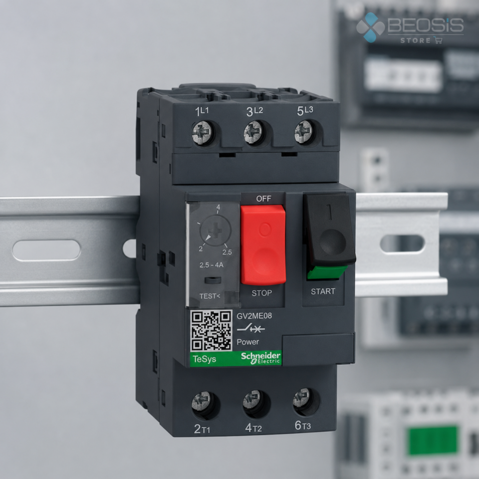 Schneider Electric TeSys GV2ME08 Motor Koruma Şalteri 2.5-4A