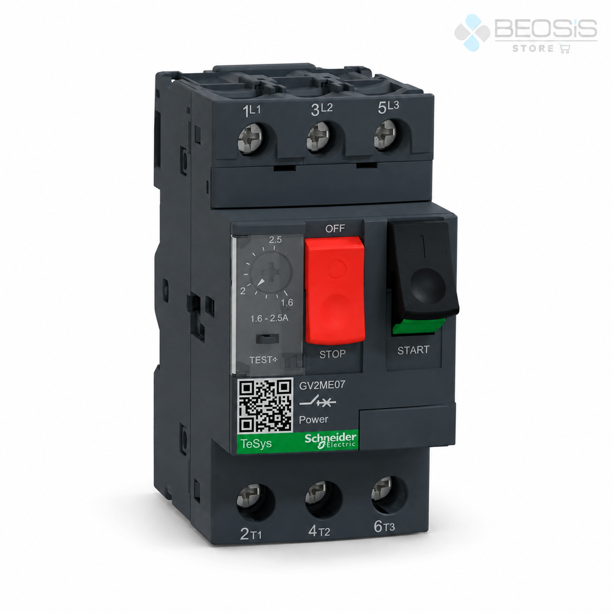 Schneider Electric TeSys GV2ME07 Motor Koruma Şalteri 1.6-2.5A