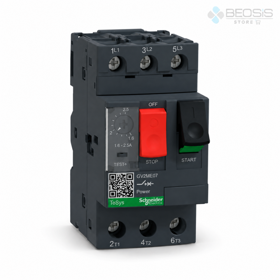 Schneider Electric TeSys GV2ME07 Motor Koruma Şalteri 1.6-2.5A