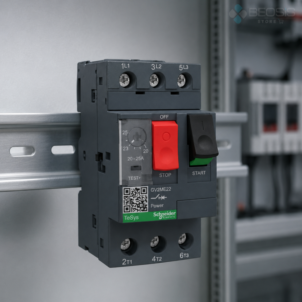 Schneider Electric TeSys GV2ME22 Motor Koruma Şalteri 20-25A