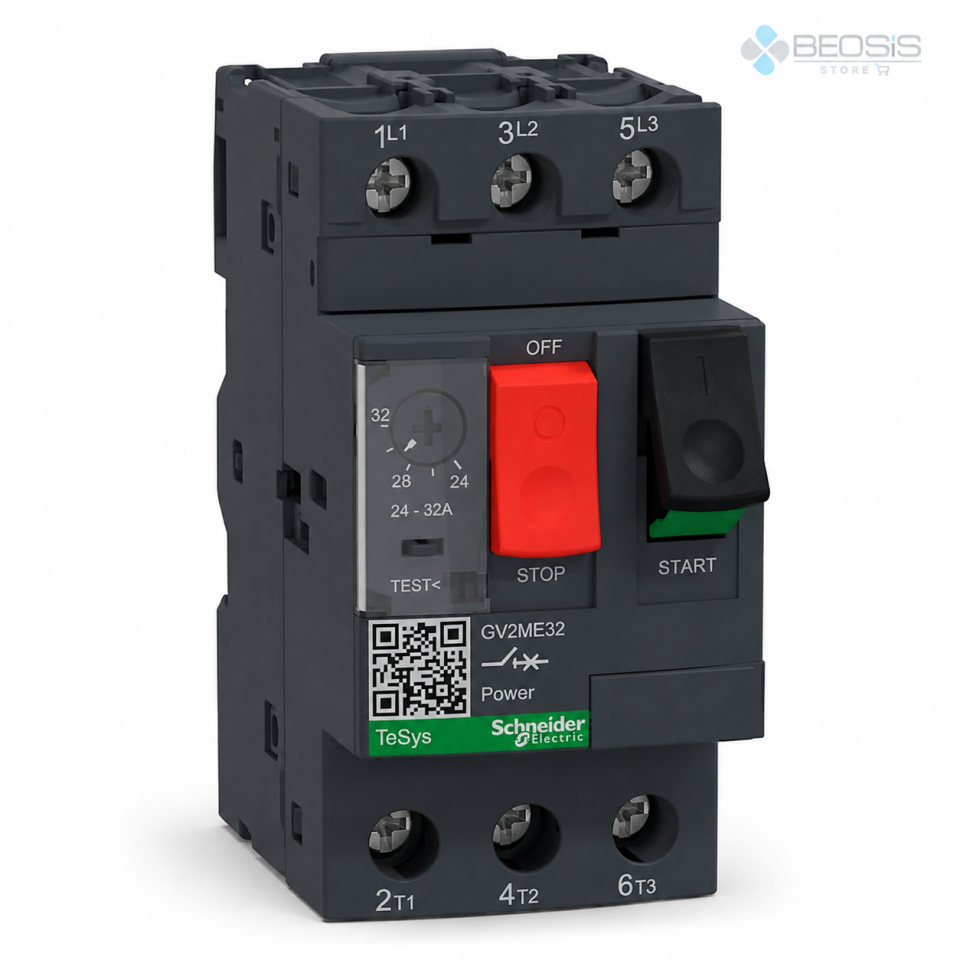 Schneider Electric TeSys GV2ME32 Motor Koruma Şalteri 24-32A