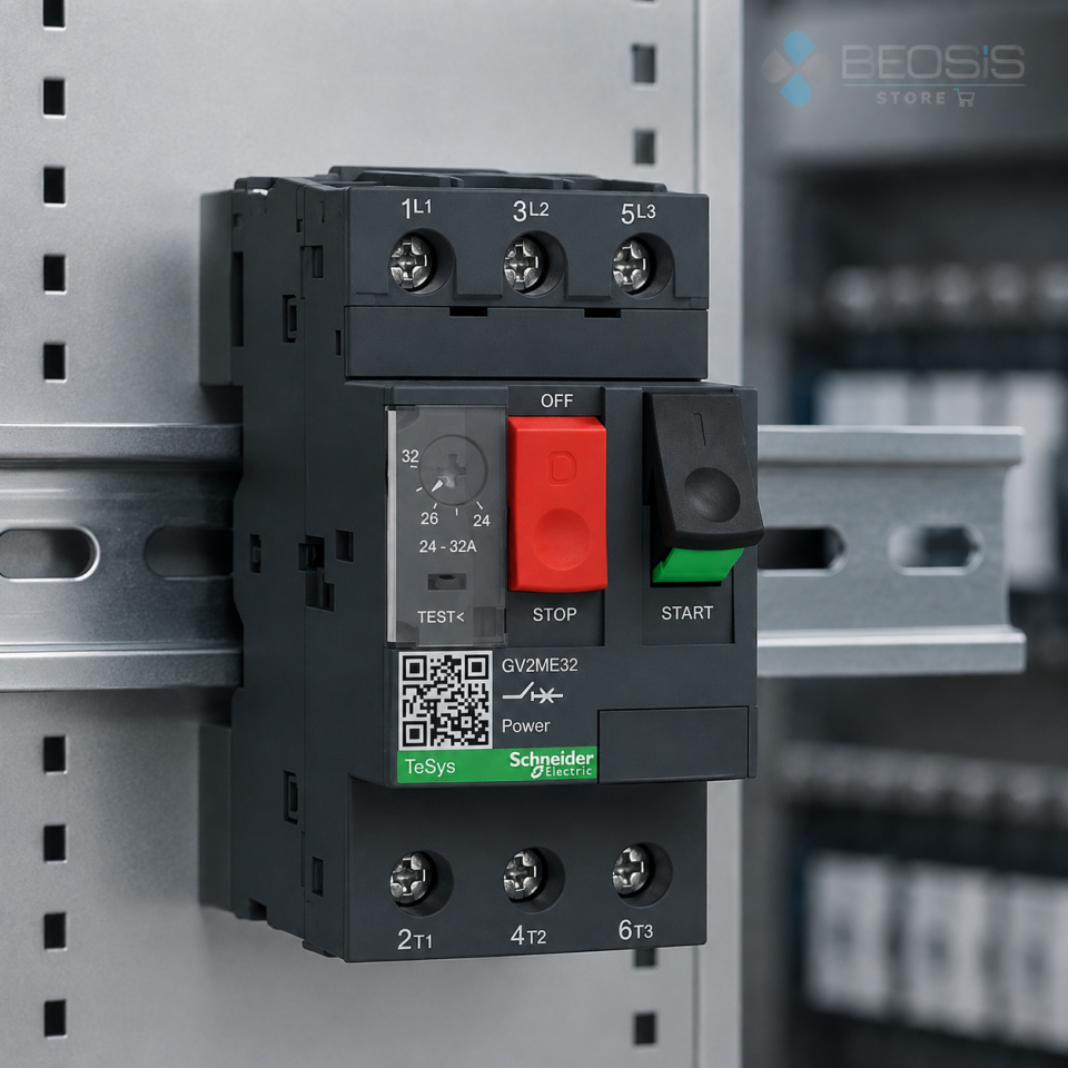 Schneider Electric TeSys GV2ME32 Motor Koruma Şalteri 24-32A