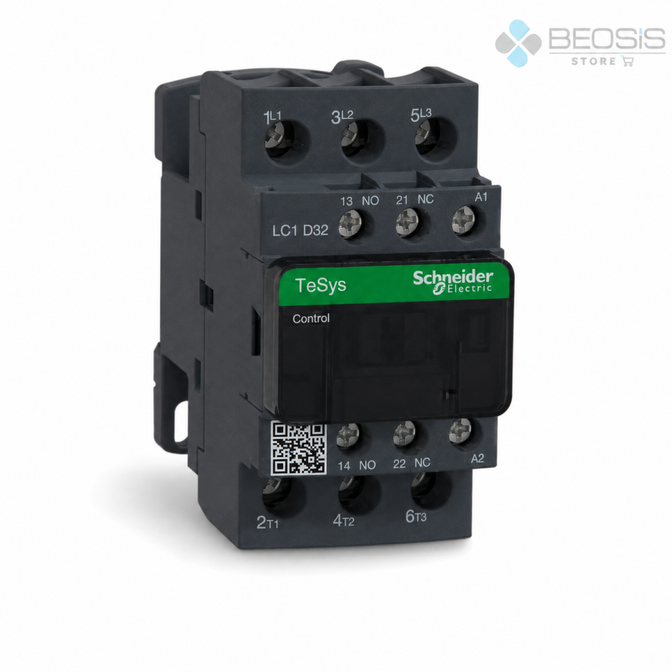 Schneider Electric TeSys D LC1D32M7 3P 32A 15kW 220VAC Bobin Güç Kontaktörü