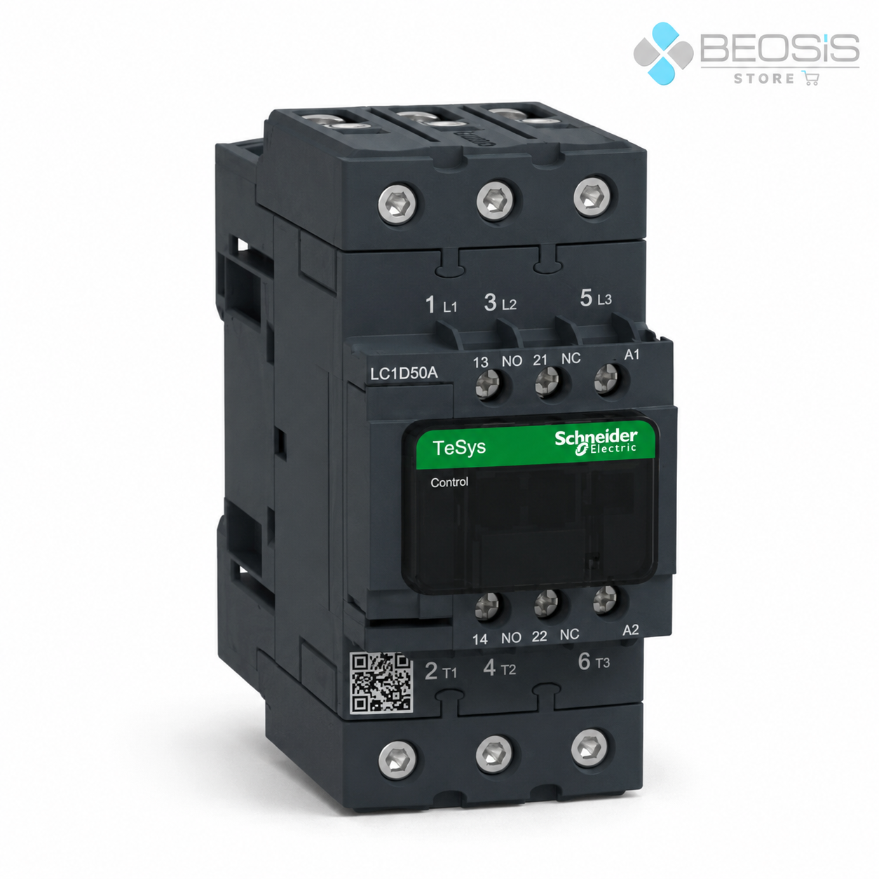 Schneider Electric TeSys D LC1D50AM7 3P 50A 22kW 220VAC Bobin Güç Kontaktörü