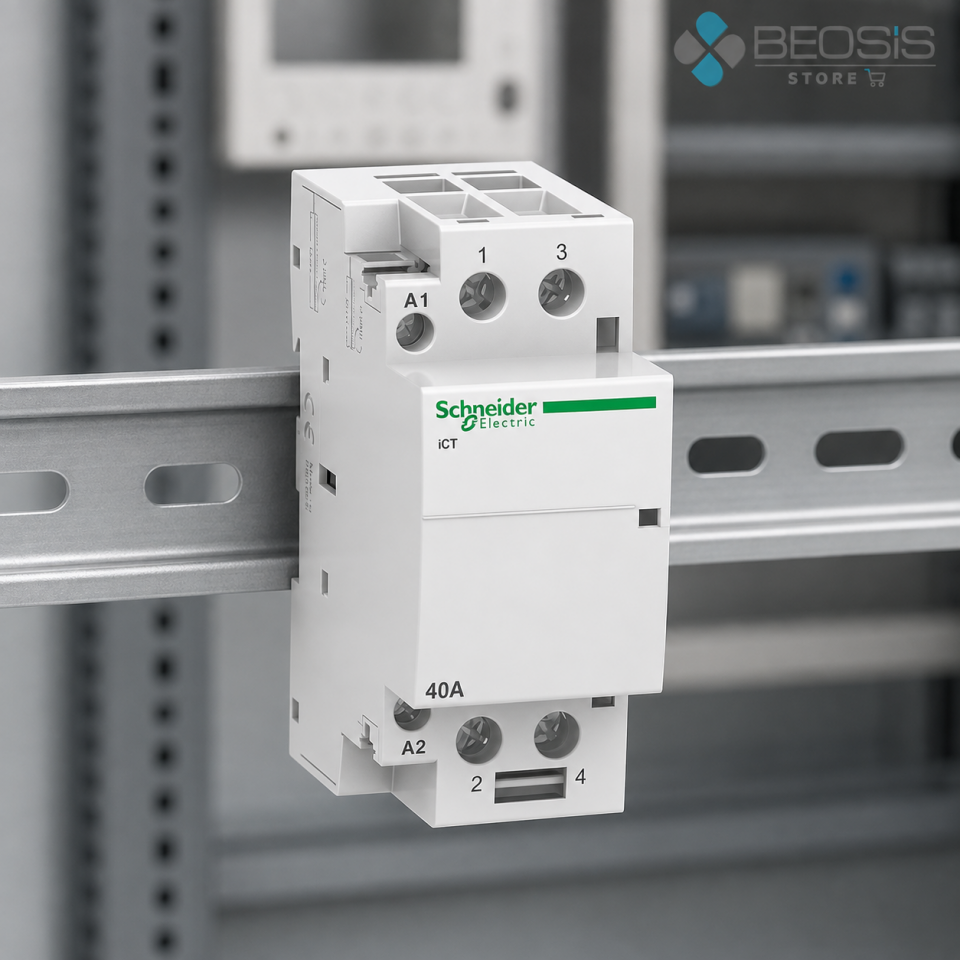 Schneider Electric Acti9 iCT A9C20842 40A 2NO 220–240 V AC Modüler Kontaktör