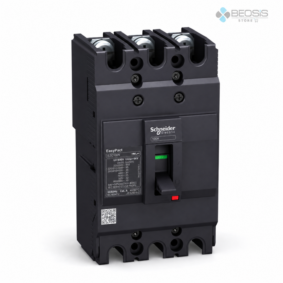 Schneider Electric EasyPact EZC100N3050 TMD 3P 50A 25kA Kompakt Şalter