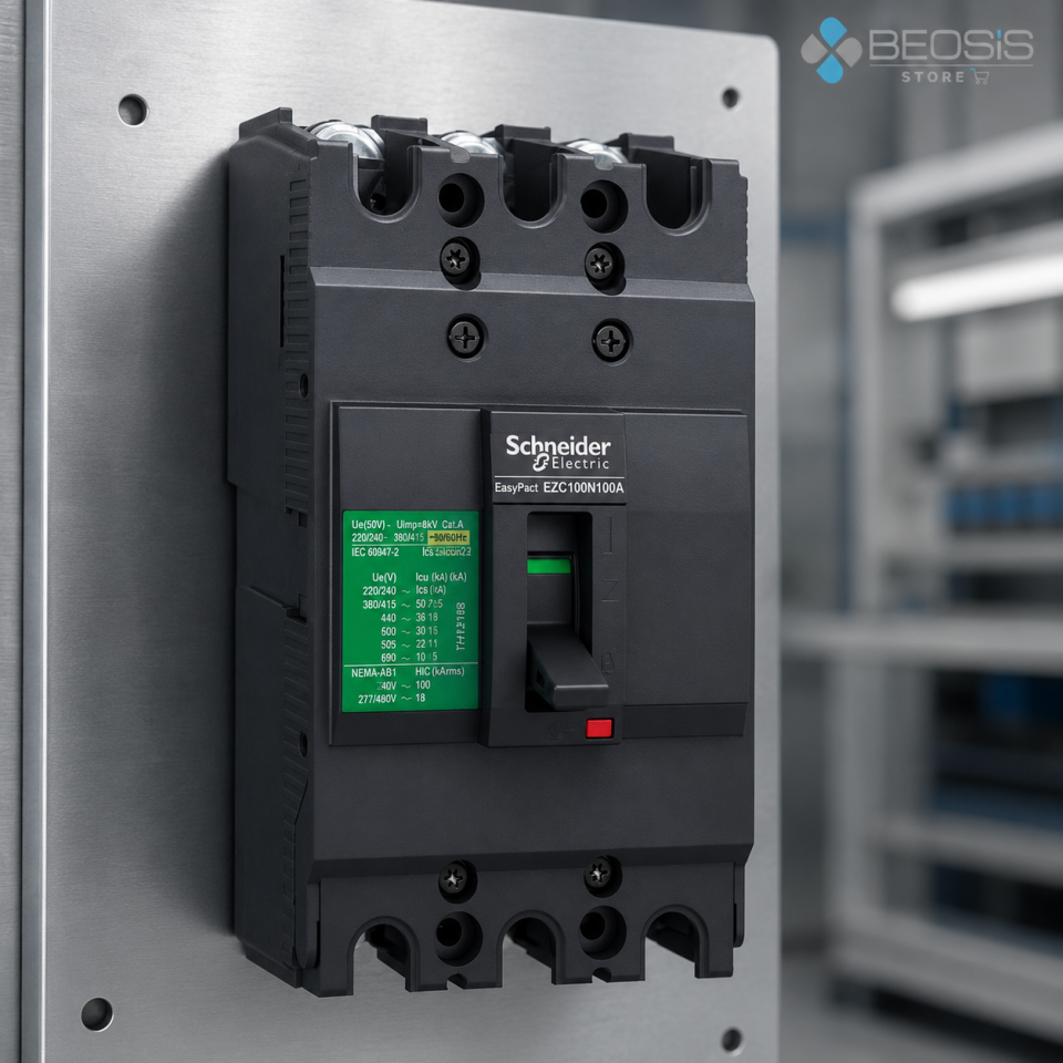 Schneider Electric EasyPact EZC100N3063 TMD 3P 63A 25kA Kompakt Şalter