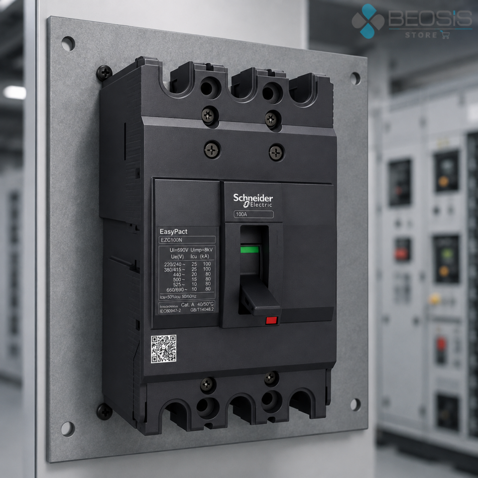 Schneider Electric EasyPact EZC100N3080 TMD 3P 80A 25kA Kompakt Şalter