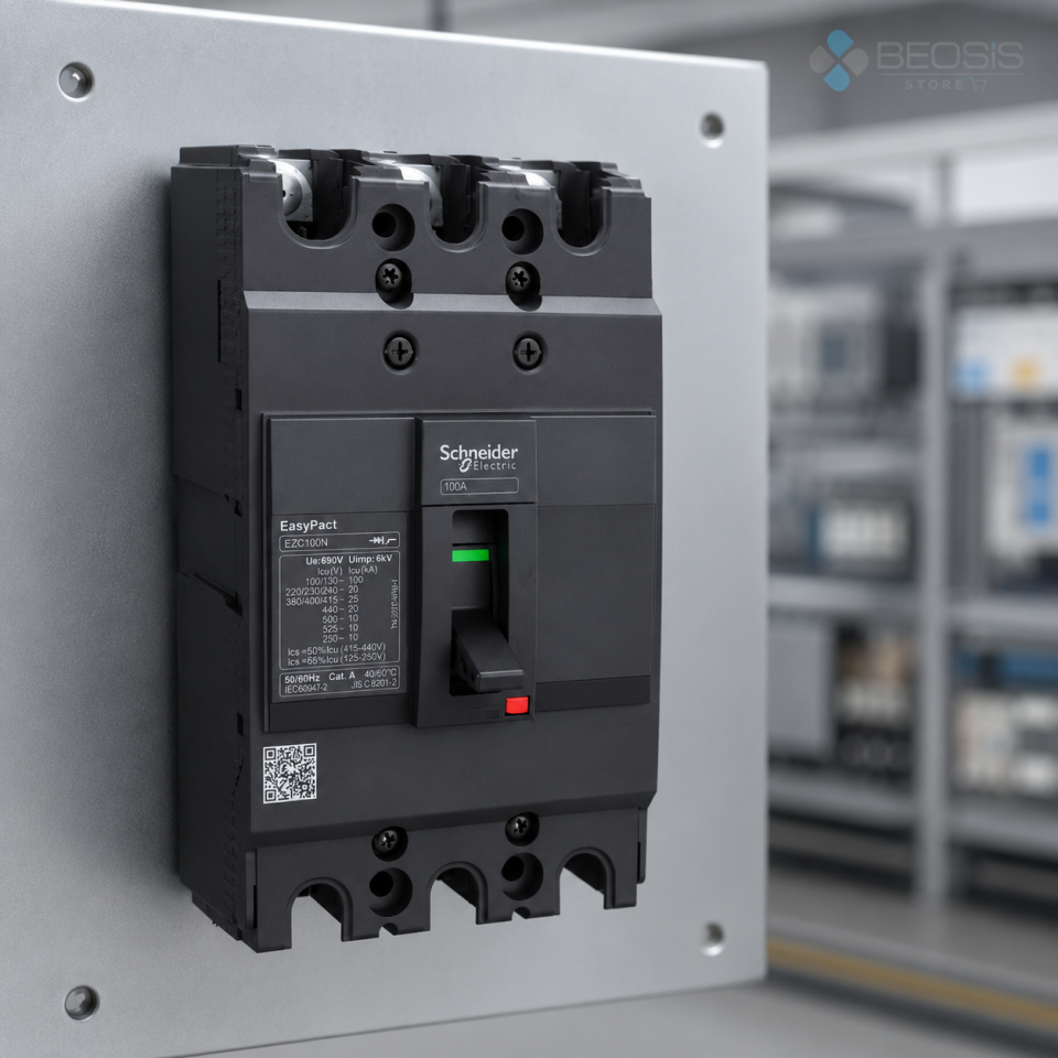 Schneider Electric EasyPact EZC100N3100 TMD 3P 100A 25kA Kompakt Şalter