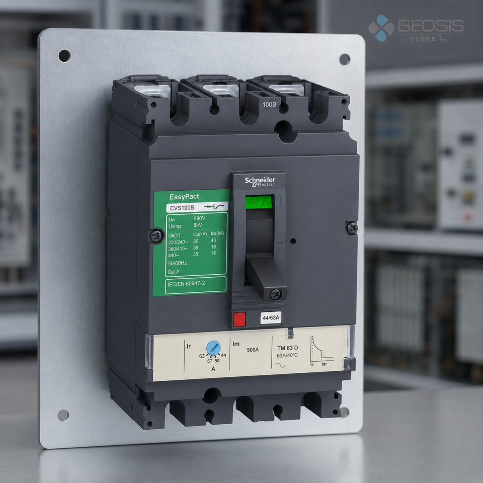 Schneider Electric EasyPact LV510305 CVS100B TMD 3P 63A 25kA Kompakt Şalter
