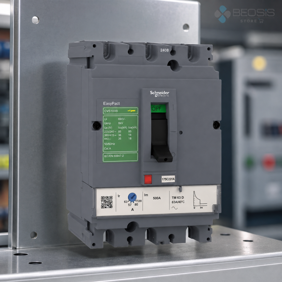 Schneider Electric EasyPact LV510306 CVS100B TMD 3P 80A 25kA Kompakt Şalter