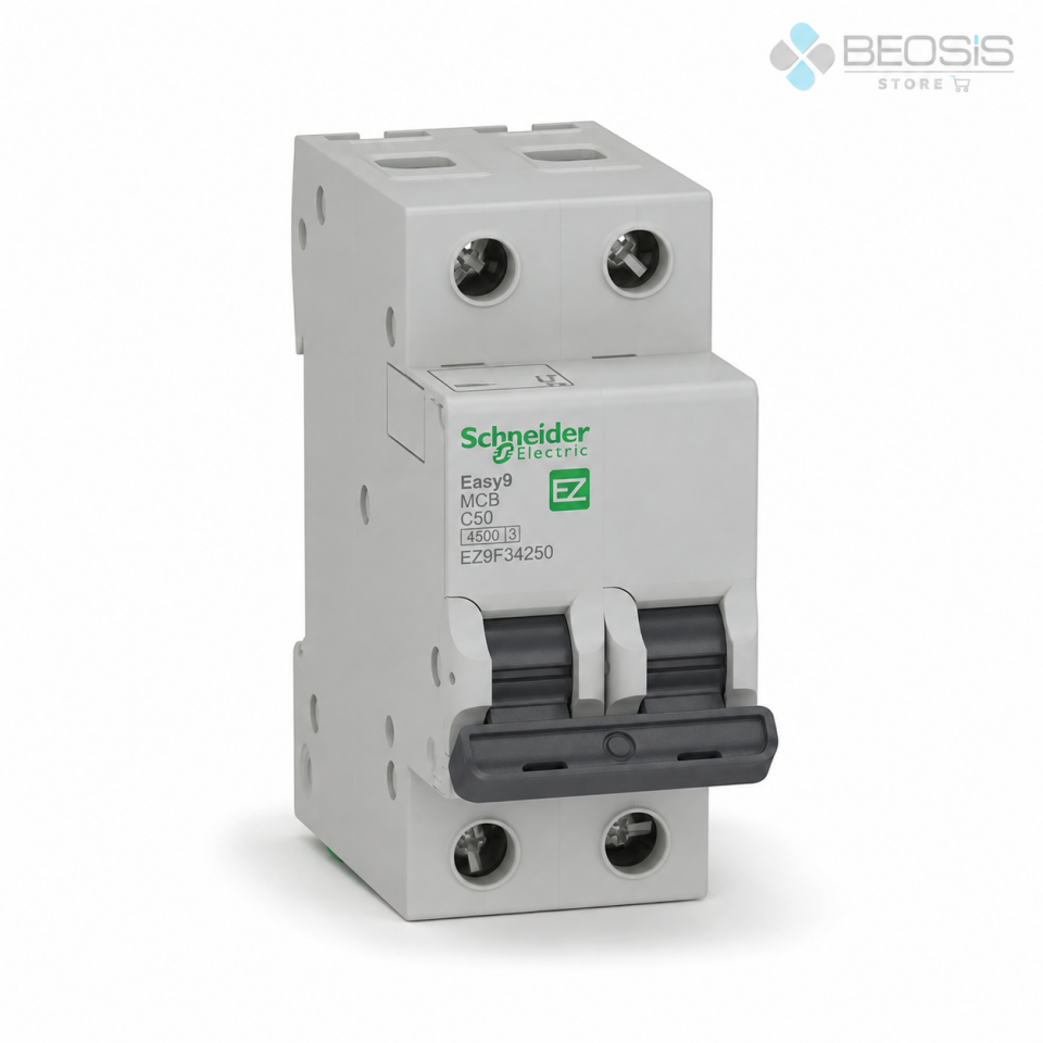 Schneider Electric Easy9 EZ9F34250 2P C50 4.5kA Otomatik Sigorta