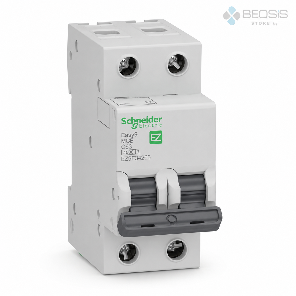 Schneider Electric Easy9 EZ9F34263 2P C63 4.5kA Otomatik Sigorta