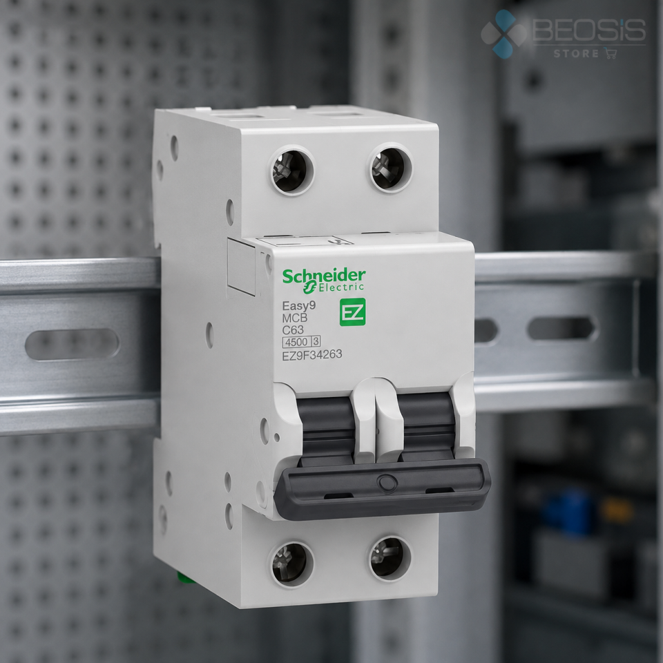Schneider Electric Easy9 EZ9F34263 2P C63 4.5kA Otomatik Sigorta