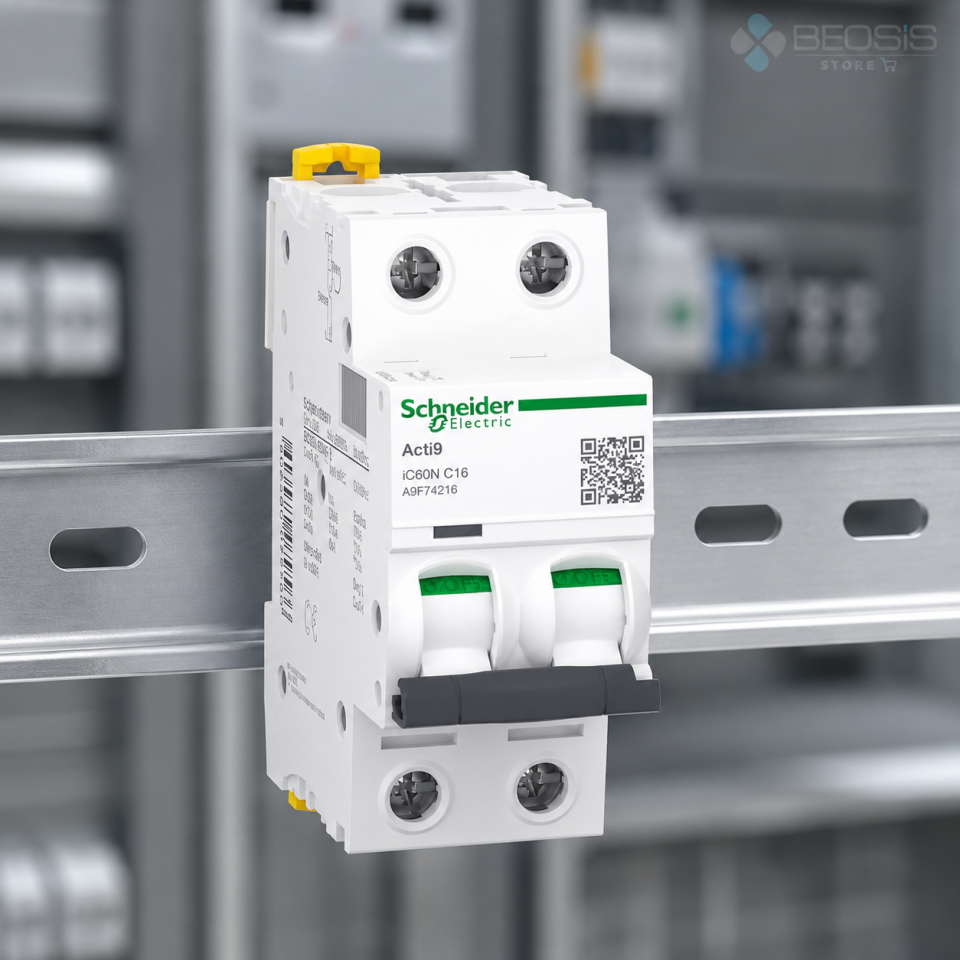 Schneider Electric Acti9 iC60N A9F74216 2P C16 6kA Otomatik Sigorta