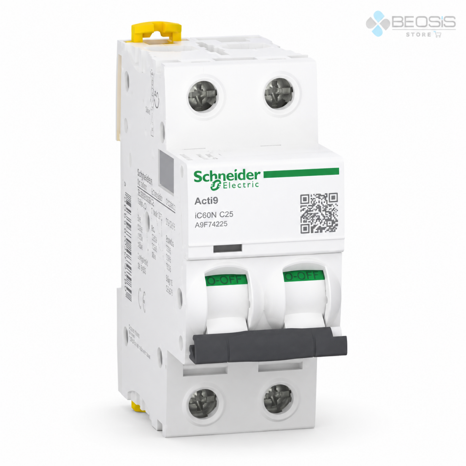 Schneider Electric Acti9 iC60N A9F74225 2P C25 6kA Otomatik Sigorta