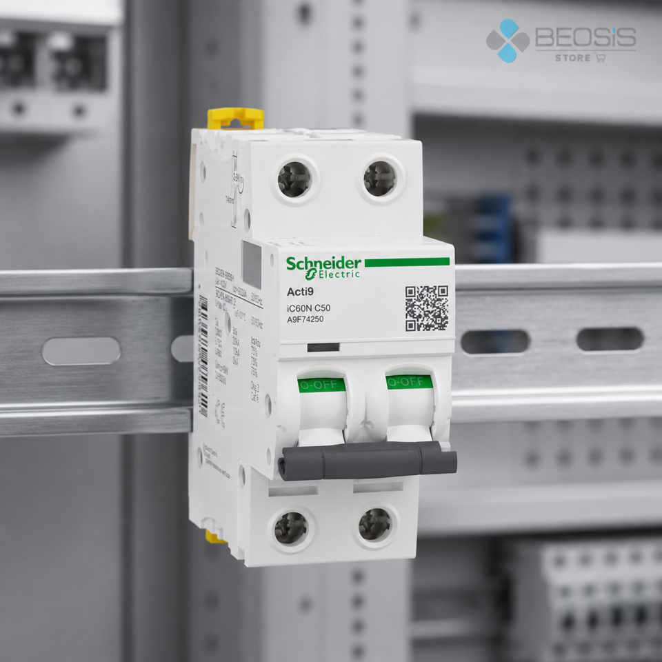 Schneider Electric Acti9 iC60N A9F74250 2P C50 6kA Otomatik Sigorta